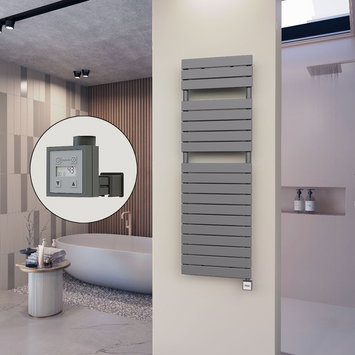 Radiva - 10H Electric Towel Warmer 500x1550 Anthracite Ktx3 600 W
