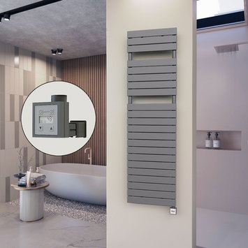 Radiva - 10H Electric Towel Warmer 500x1772 Anthracite Ktx3 1000 W