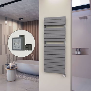  - 10H Electric Towel Warmer 600x1550 Anthracite Ktx3 1000 W