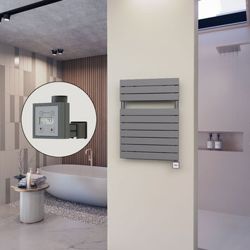 Radiva - 10H Electric Towel Warmer 600x810 Anthracite Ktx3 300 W