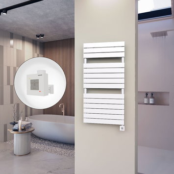 Radiva - 10H Electric Towel Warmer 600x1180 White Ktx1 600 W
