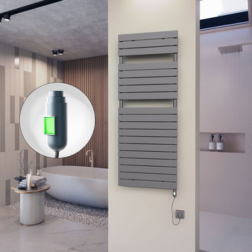 Radiva - 10H Elektrikli Havlupan 600x1550 Antrasit (On/Off Düğmeli) 900 W