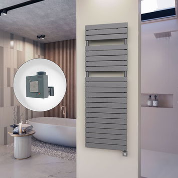  - 10H Electric Towel Warmer 600x1772 Anthracite Ktx1 1000 W