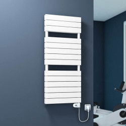  - 20H Electric Towel Warmer 500x1180 White (Thesis Thermostat) 600 W