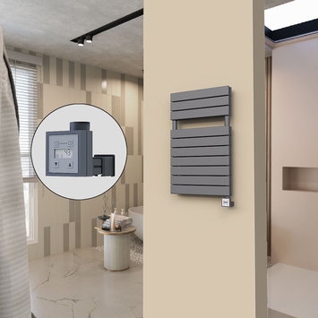 Radiva - 20H Electric Towel Warmer 500x810 Anthracite Ktx3 600 W