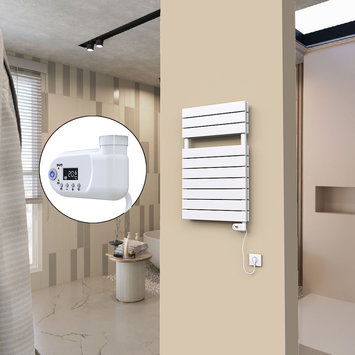 Radiva - 20H Electric Towel Warmer 500x810 White (Thesis Thermostat) 600 W
