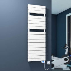  - 20H Electric Towel Warmer 600x1550 White (Musa Thermostat) 900 W