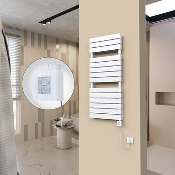 Radiva - 20H Elektrikli Havlupan 500x1180 Beyaz Ktx4 1000 Watt Spiral Kablolu