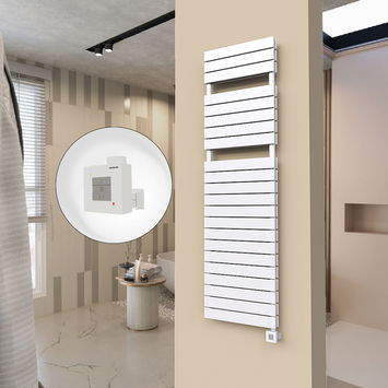 - 20H Elektrikli Havlupan 500x1772 Beyaz Ktx1 1000 Watt  - 20H Elektrikli Havlupan 500x1772 Beyaz Ktx1 1000 Watt