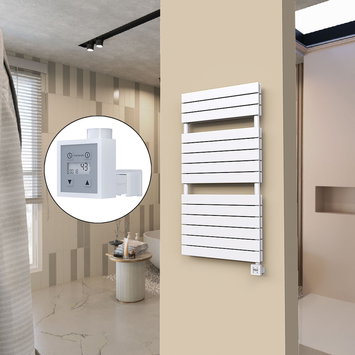 Radiva - 20H Elektrikli Havlupan 600x1180 Beyaz Ktx3 1000 W