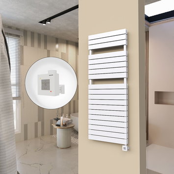 Radiva - 20H Electric Towel Warmer 600x1550 White Ktx1 1000 W