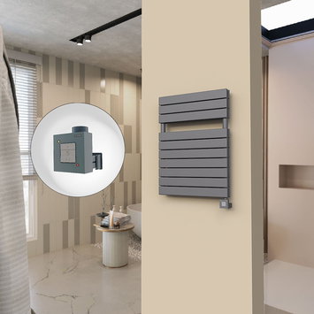 Radiva - 20H Electric Towel Warmer 600x810 Anthracite Ktx1 600 W