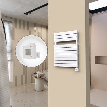 Radiva - 20H Elektrikli Havlupan 600x810 Beyaz Ktx1 1000 Watt