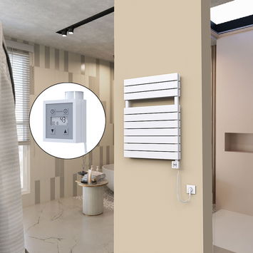  - 20H Electric Towel Warmer 600x810 White Ktx3 600 W (Spiral Cable)