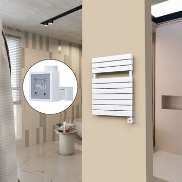  - 20H Sèche Serviettes Electrique 600x810 Blanc Ktx3 1000 W