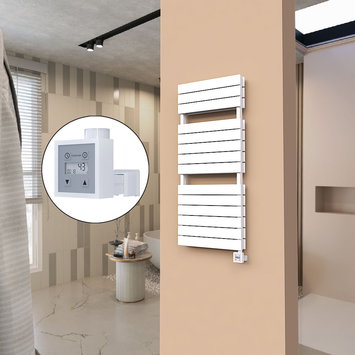 Radiva - 21H Electric Towel Warmer 500x1180 White Ktx3 1000 W