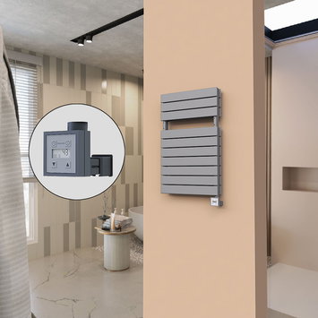 Radiva - 21H Electric Towel Warmer 500x810 Anthracite Ktx3 600 W