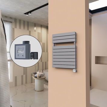  - 21H Electric Towel Warmer 600x810 Anthracite Ktx3 1000 W