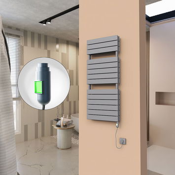  - 21H Sèche Serviettes Electrique 500x1180 Anthracite (On/Off) 1200 W