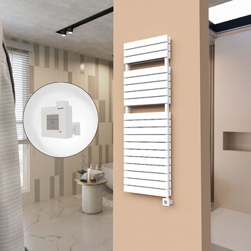 Radiva - 21H Electric Towel Warmer 500x1550 White Ktx1 1000 W