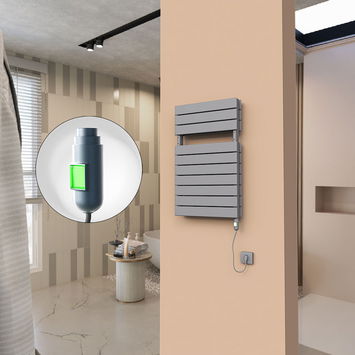  - 21H Sèche Serviettes Electrique 500x810 Anthracite (On/Off) 900 W