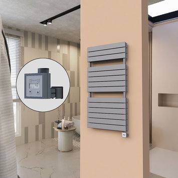 Radiva - 21H Elektrikli Havlupan 600x1180 Antrasit Ktx3 1000 W