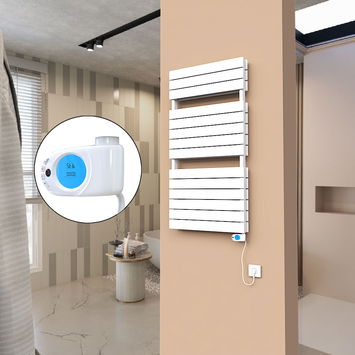  - 21H Elektrikli Havlupan 600x1180 Beyaz (Musa Termostat) 1200 W