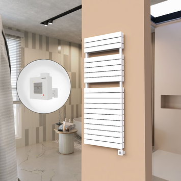Radiva - 21H Electric Towel Warmer 600x1550 White Ktx1 1000 W