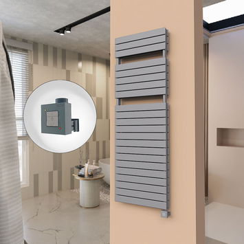  - 21H Electric Towel Warmer 600x1772 Anthracite Ktx1 1000 W