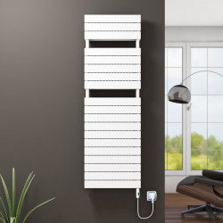 Radiva - 21H Sèche Serviettes Electrique 600x1550 Blanc (On/Off) 1500 W