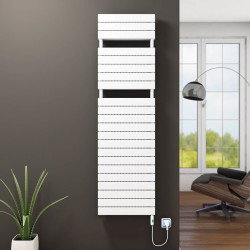 Radiva - 21H Sèche Serviettes Electrique 600x1772 Blanc (On/Off) 1500 W