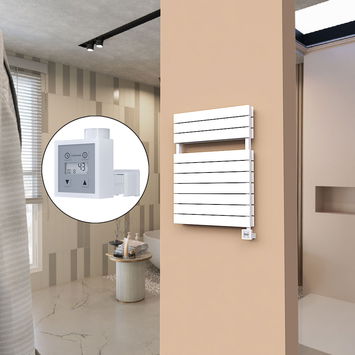  - 21H Sèche Serviettes Electrique 600x810 Blanc Ktx3 1000 W