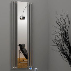 Radiva - Bahama Sèche Serviettes Electrique 540x1760 Chrome (Thermostat Musa) 600 Watt Radiva - Bahama Sèche Serviettes Electrique 540x1760 Chrome (Thermostat Musa) 600 Watt