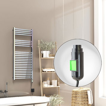 Radiva - Barbados Elektrikli Havlupan 500x1200 Krom (On/Off Düğmeli) 600W