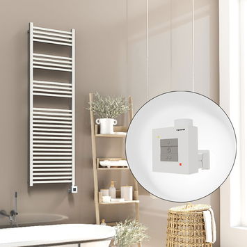 Radiva - Barbados Electric Towel Warmer 500x1600 White Ktx1 600 W