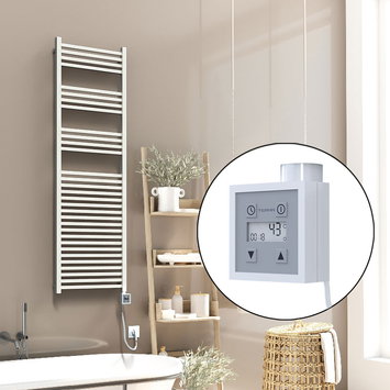 Radiva - Barbados Elektrikli Havlupan 500x1600 Beyaz (KTX3 Termostat) 1000W Spiral Kablolu