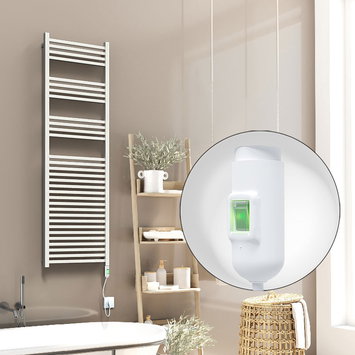 Radiva - Barbados Elektrikli Havlupan 500x1600 Beyaz (On/Off Düğmeli) 900W