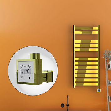Radiva - Bora Bora Electric Towel Warmer 500x1200 Gold Ktx3 300 W Radiva - Bora Bora Electric Towel Warmer 500x1200 Gold Ktx3 300 W