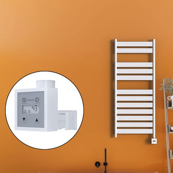 Radiva - Bora Bora Electric Towel Warmer 500x1200 White Ktx3 300 W Radiva - Bora Bora Electric Towel Warmer 500x1200 White Ktx3 300 W