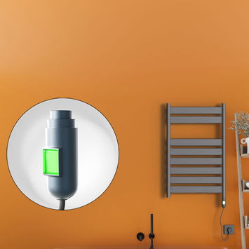 Radiva - Bora Bora Elektrikli Havlupan 300 Watt 500x800 Antrasit (On/Off Düğmeli) Radiva - Bora Bora Elektrikli Havlupan 300 Watt 500x800 Antrasit (On/Off Düğmeli)