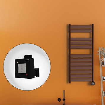 Radiva - Bora Bora Electric Towel Warmer 500x1200 Antique Copper Ktx1 300 W