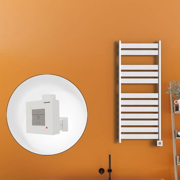 Radiva - Bora Bora Electric Towel Warmer 500x1200 White Ktx1 300 W Radiva - Bora Bora Electric Towel Warmer 500x1200 White Ktx1 300 W