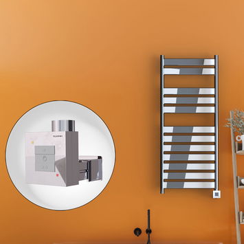 - Bora Bora Sèche Serviettes Electrique 500x1200 Chrome Ktx1 300 Watt  - Bora Bora Sèche Serviettes Electrique 500x1200 Chrome Ktx1 300 Watt