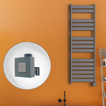 Radiva - Bora Bora Elektrikli Havlupan 500x1600 Antrasit (KTX1 Termostat) 1000W