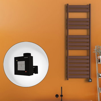 Radiva - Bora Bora Sèche Serviettes Electrique 500x1600 Antique Cuivre Ktx1 600 Watt