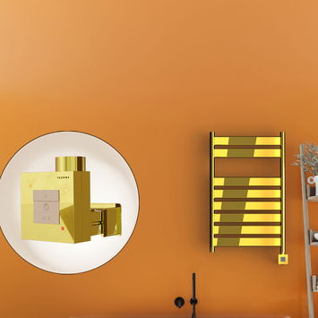 Radiva - Bora Bora Electric Towel Warmer 500x800 Gold Ktx1 200 W Radiva - Bora Bora Electric Towel Warmer 500x800 Gold Ktx1 200 W