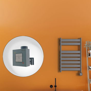 Radiva - Bora Bora Sèche Serviettes Electrique 500x800 Anthracite Ktx1 300 Watt Radiva - Bora Bora Sèche Serviettes Electrique 500x800 Anthracite Ktx1 300 Watt