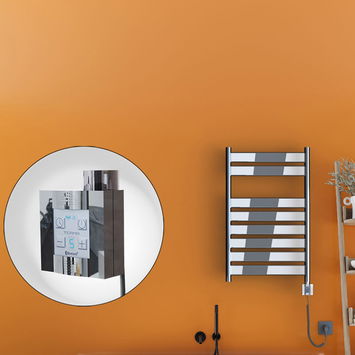- Bora Bora Electric Towel Warmer 500x800 Chrome Ktx4 200 W (Spiral Cable)  - Bora Bora Electric Towel Warmer 500x800 Chrome Ktx4 200 W (Spiral Cable)