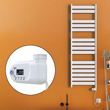 Radiva - Bora Bora Elektrikli Havlupan 900 Watt 500x1600 Beyaz (Thesis Termostat)