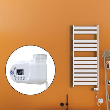 Radiva - Bora Bora Sèche Serviettes Electrique 600 Watt 500x1200 Blanc (Thermostat Thesis) Radiva - Bora Bora Sèche Serviettes Electrique 600 Watt 500x1200 Blanc (Thermostat Thesis)